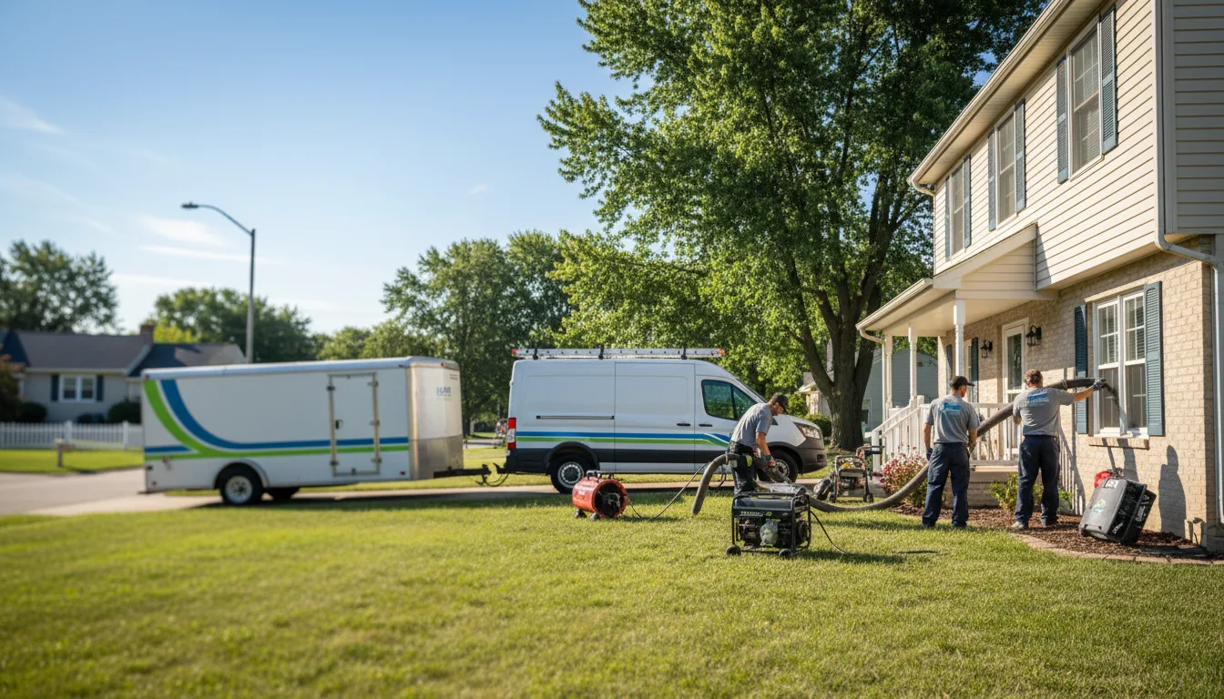 Flooded Basement Restoration And Cleanup With Repair in Smithfield, OH near me